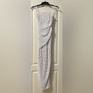 White Sparkly Prom Dress